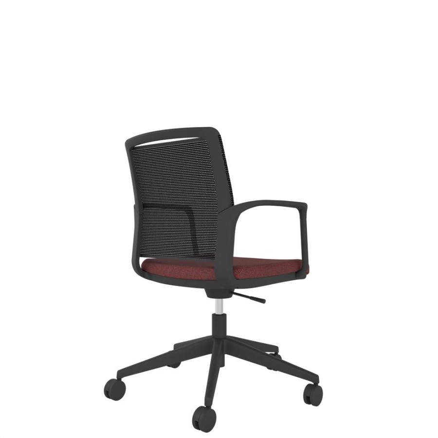 Black Shell Mesh Back Task Chair